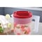 Rubbermaid Rubbermaid Simply Pour 1 gal Clear/Red Pitcher Plastic 2122590 - alternate 2